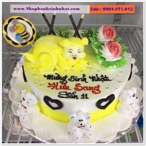 Bánh Sinh Nhật Con Mèo Tuổi Mão - A46